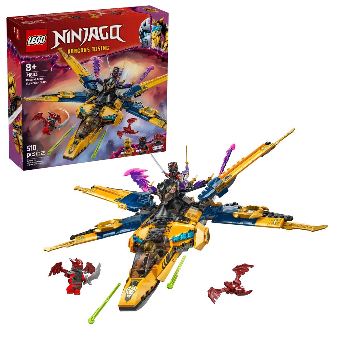 LEGO NINJAGO 71833 Ras ir audra Superjet Arina