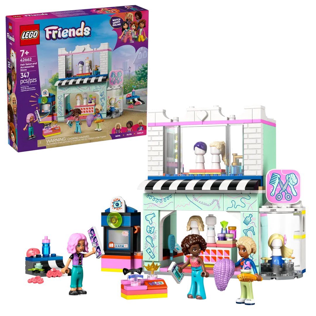 LEGO FRIENDS 42662 Plaukų salonas ir aksesuarų parduotuvė