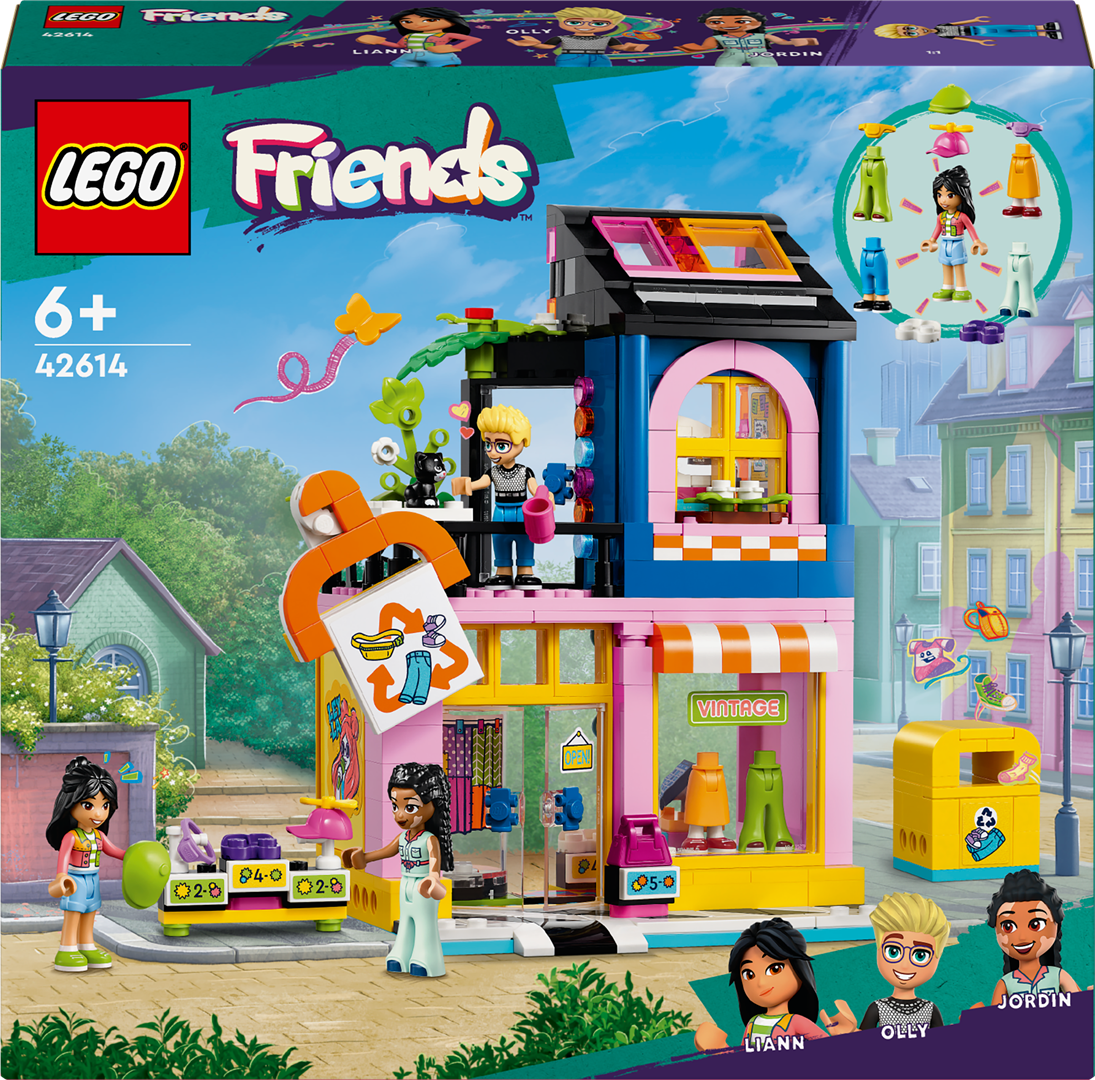 Konstruktorius LEGO Friends Vintažinių drabužių parduotuvė 42614