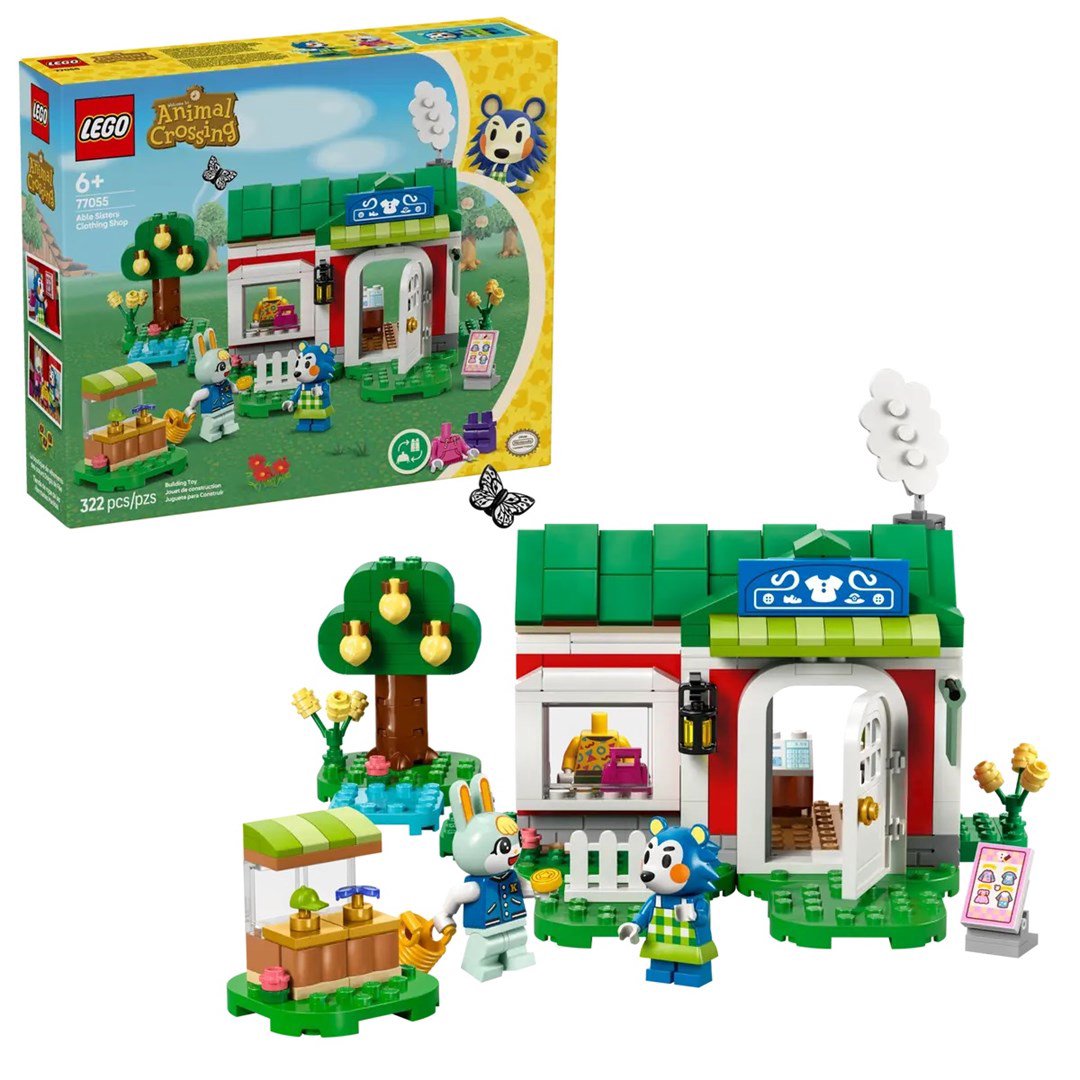 LEGO ANIMAL CROSSING 77055 Able Sisters drabužių parduotuvė