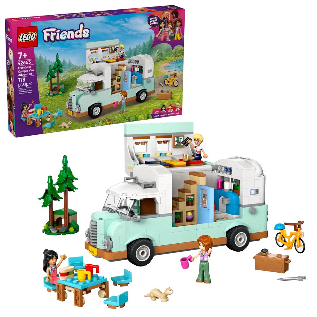 LEGO FRIENDS 42663 Nuotykiai draugo kemperyje