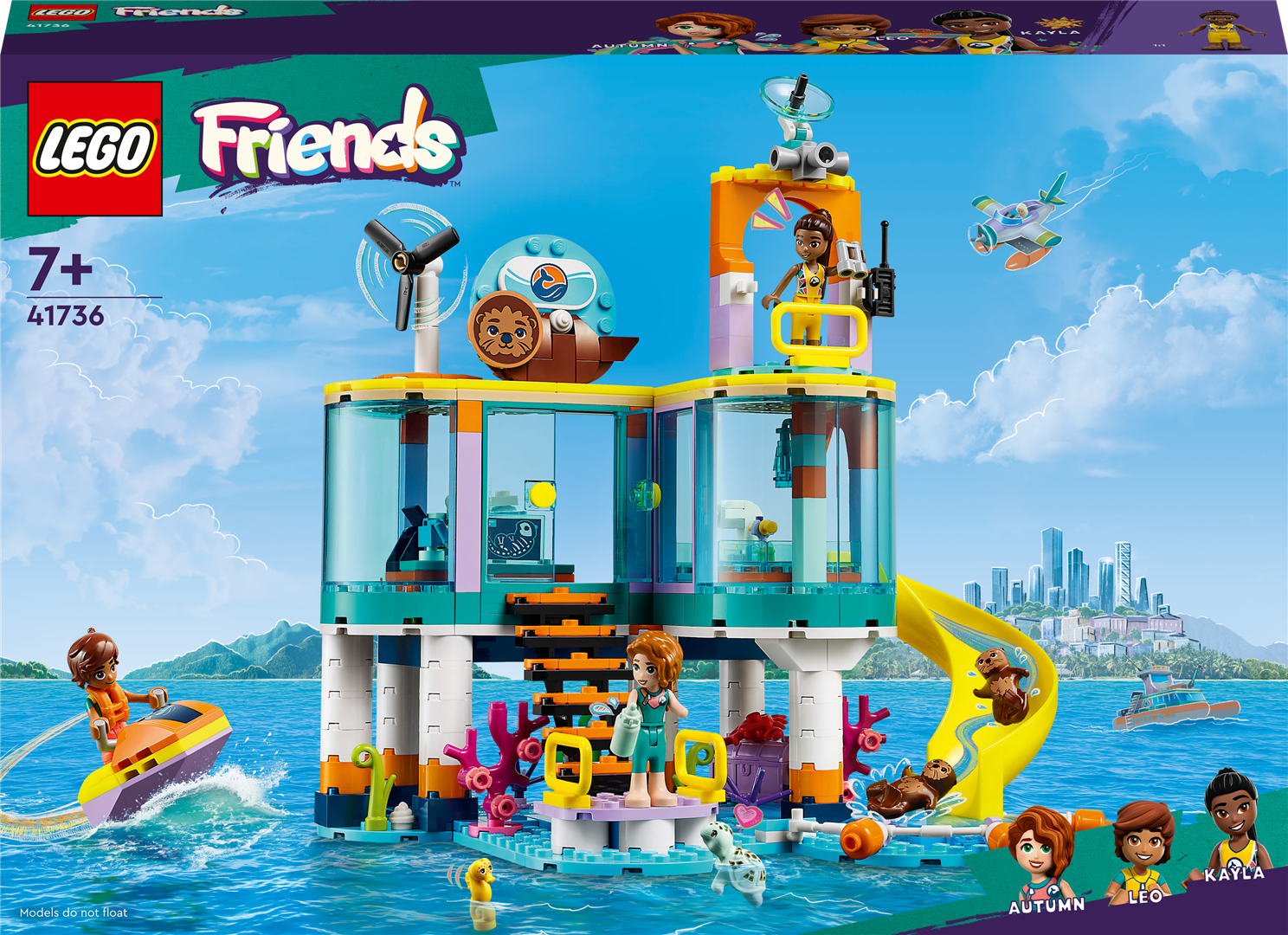 Konstruktorius LEGO Friends Jūrų gelbėjimo centras 41736