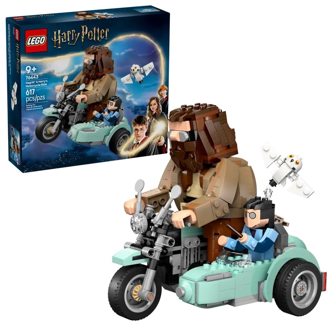 LEGO HARRY POTTER 76443 Hagrido ir Hario pasivažinėjimas motociklu