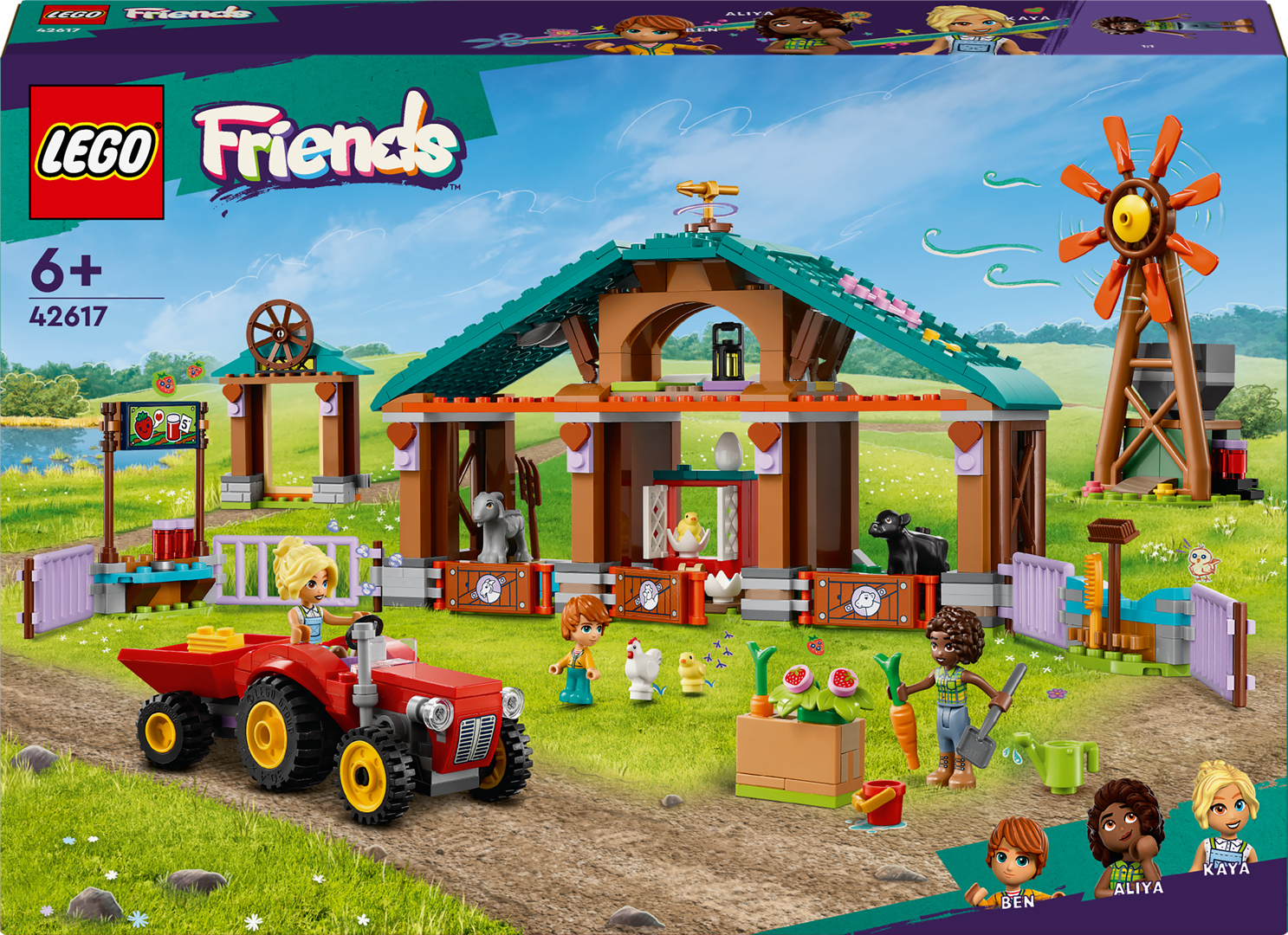 Konstruktorius LEGO Friends Žemės ūkio gyvūnų prieglauda 42617