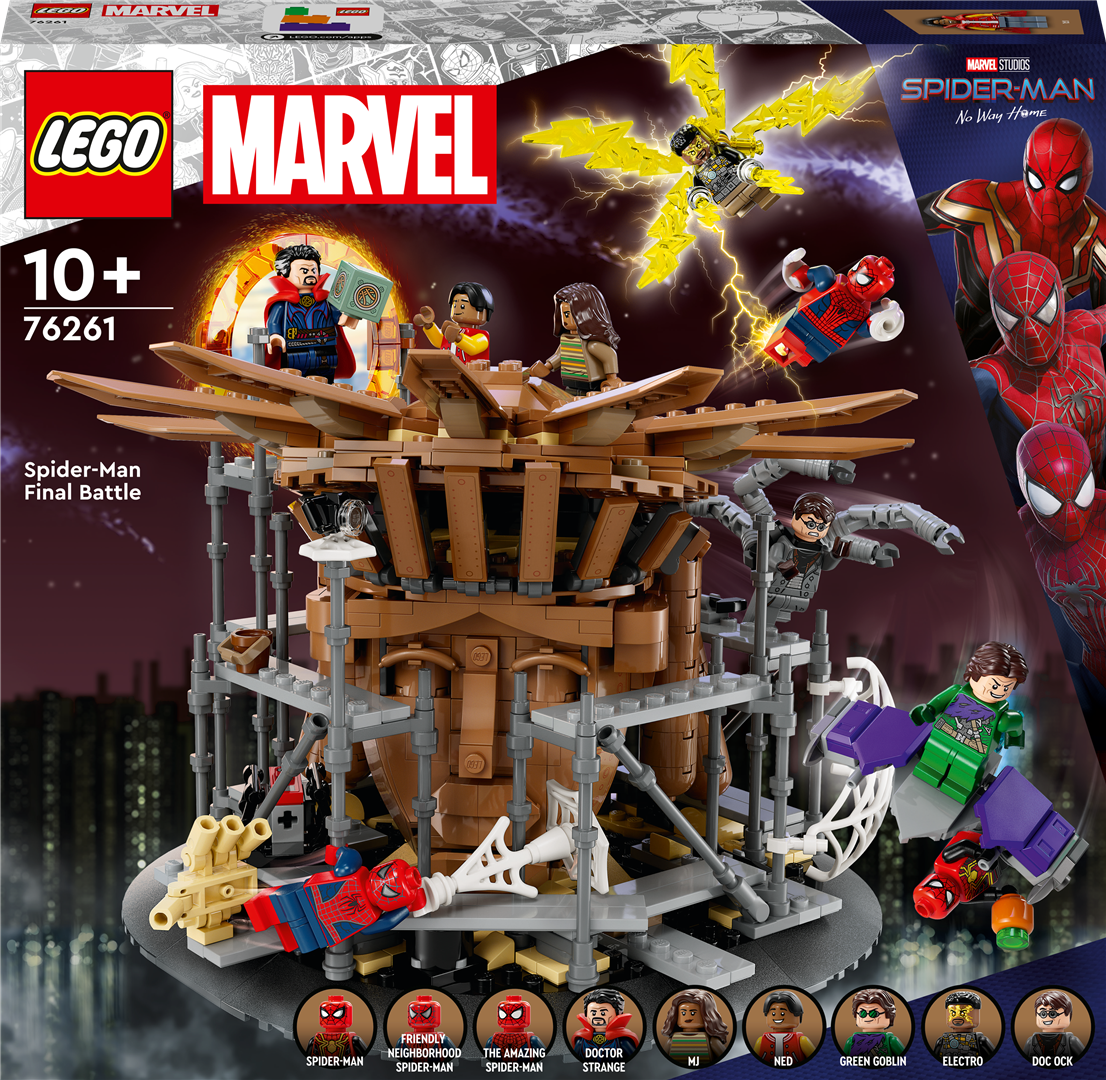 Konstruktorius LEGO Marvel Super Heroes Paskutinis žmogaus-voro mūšis 76261