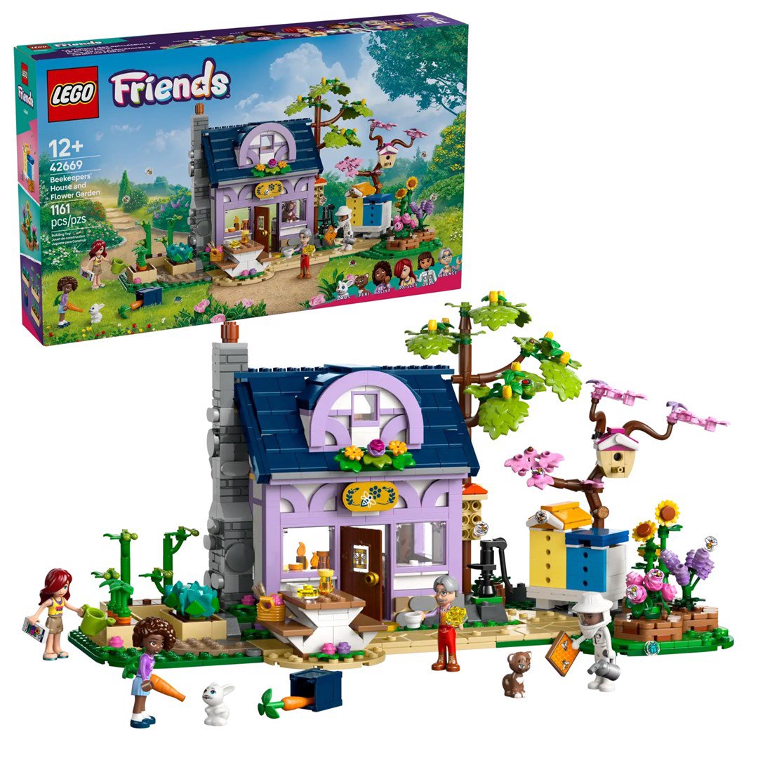 LEGO FRIENDS 42669 Bitininkų namai ir gėlių sodas