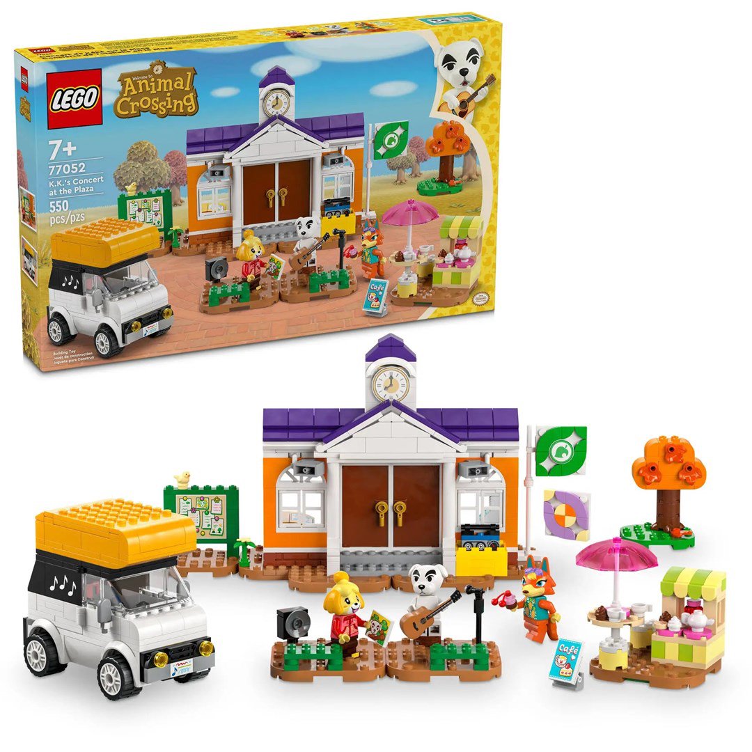 LEGO ANIMAL CROSSING 77052 K.K. koncertas aikštėje Plaza