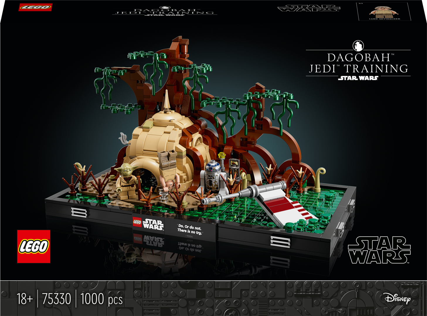 Konstruktorius LEGO Star Wars TM Dagobos™ džedajų™ treniruočių diorama 75330