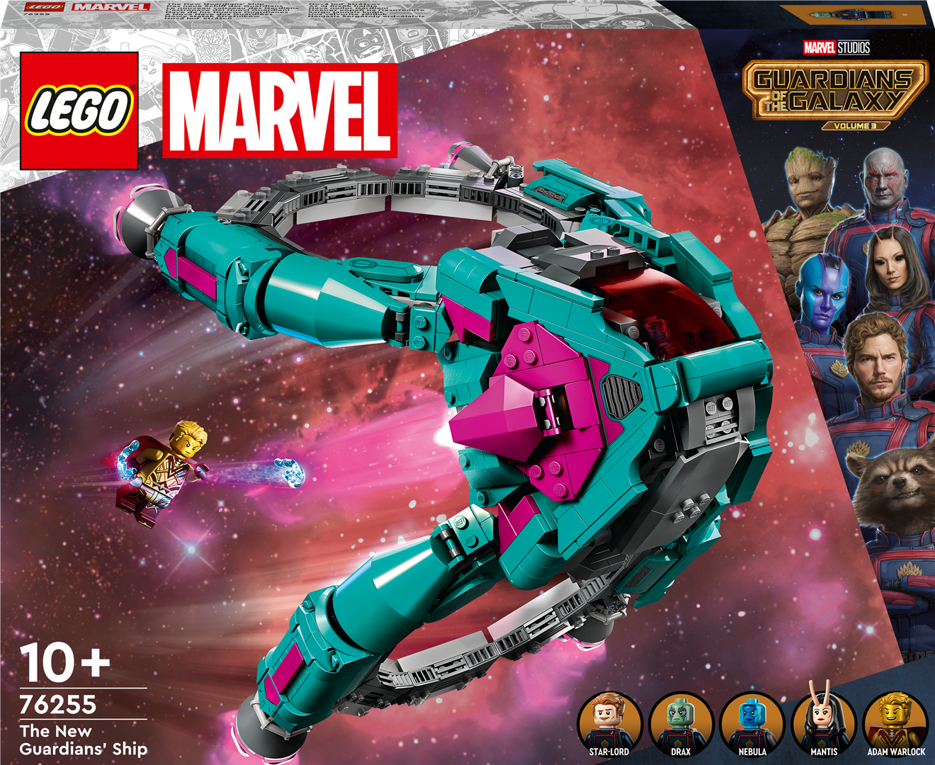 Konstruktorius LEGO Marvel Naujasis Sergėtojų erdvėlaivis 76255