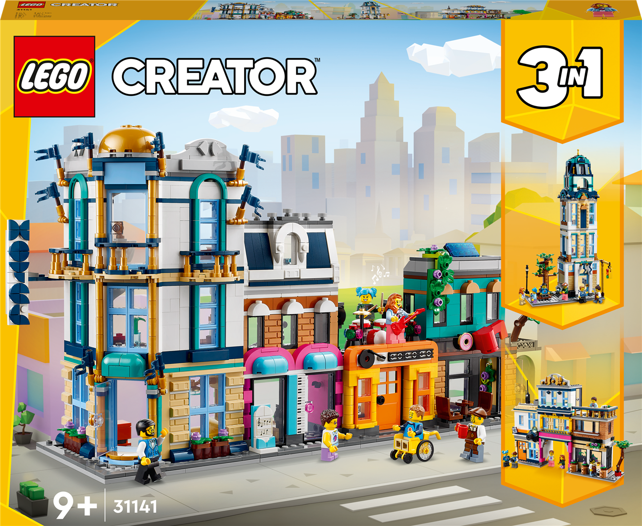 Konstruktorius LEGO Creator Pagrindinė gatvė 31141