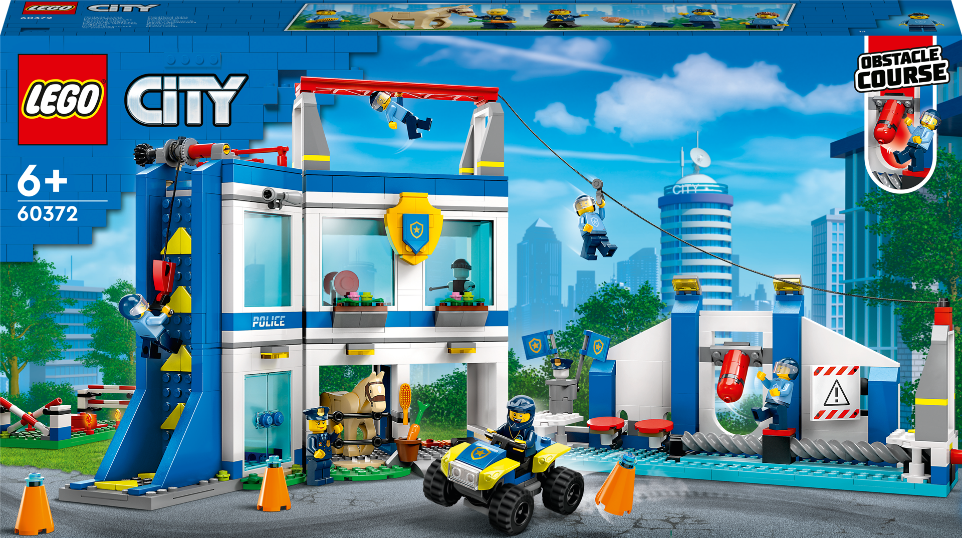 Konstruktorius LEGO City Policijos treniruočių akademija 60372