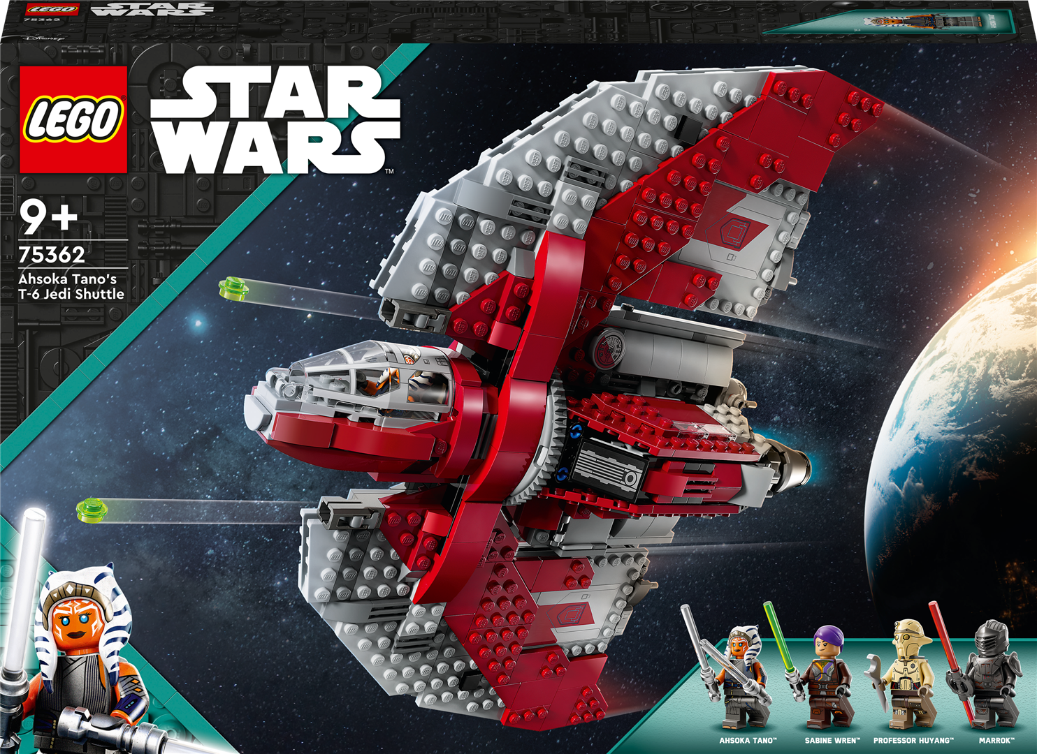 Konstruktorius LEGO Star Wars  Ahsoka Tano džedajų transportlaivis T-6 75362