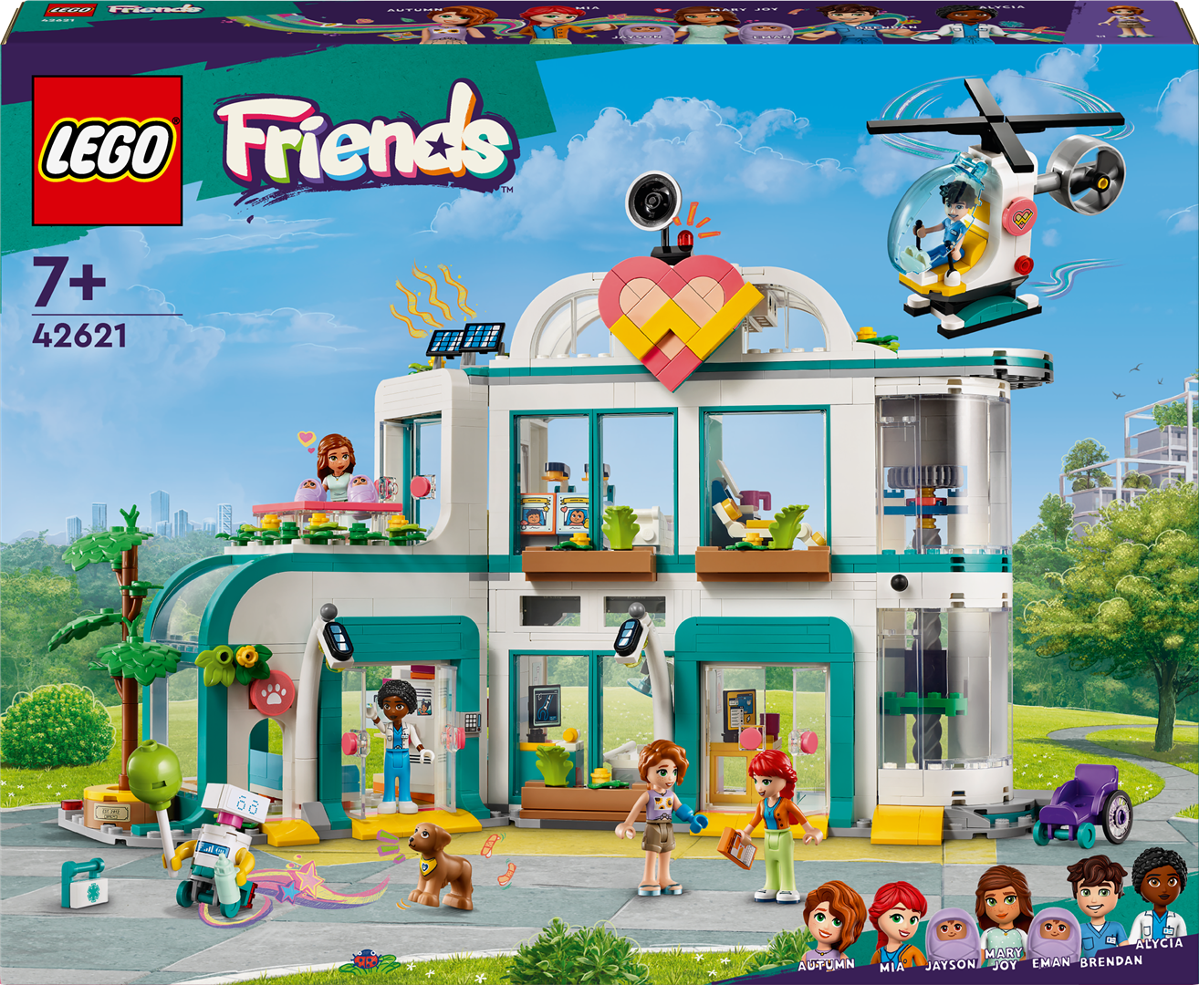 Konstruktorius LEGO Friends Hartleiko miesto ligoninė 42621