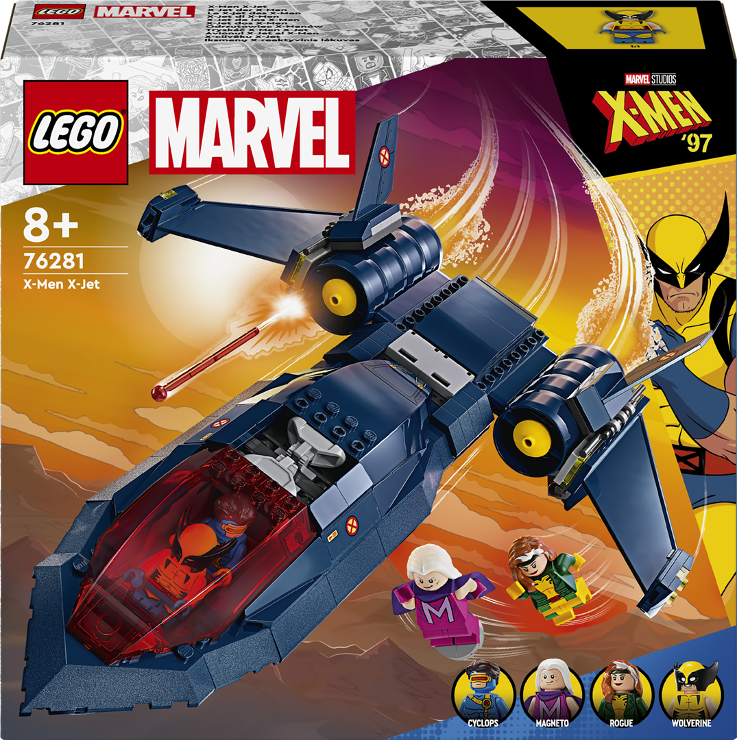 Konstruktorius LEGO Marvel Iksmenų X-reaktyvinis lėkuvas 76281