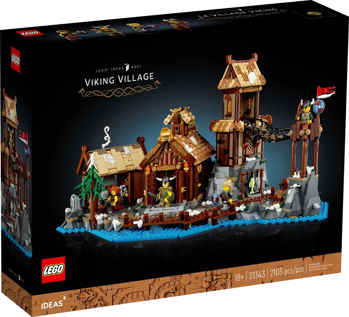 LEGO IDEAS 21343 VIKINGŲ KAIMAS