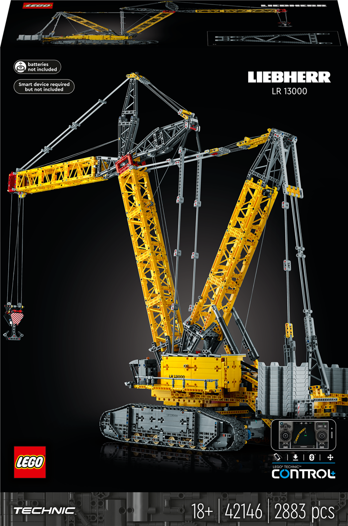 Konstruktorius LEGO TECHNIC Vikšrinis kranas „Liebherr LR 13000“ 42146