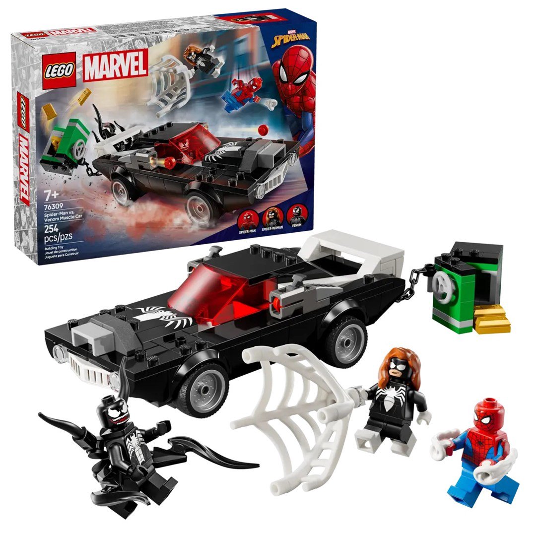 LEGO MARVEL 76309 Spider-Man prieš Venom Muscle Car