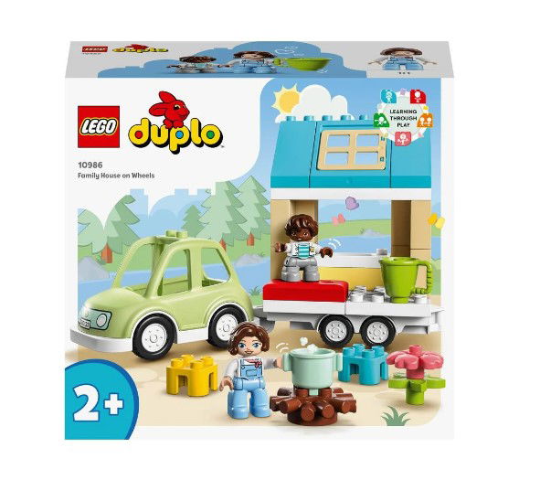 Konstruktorius LEGO DUPLO Town Family House on Wheels