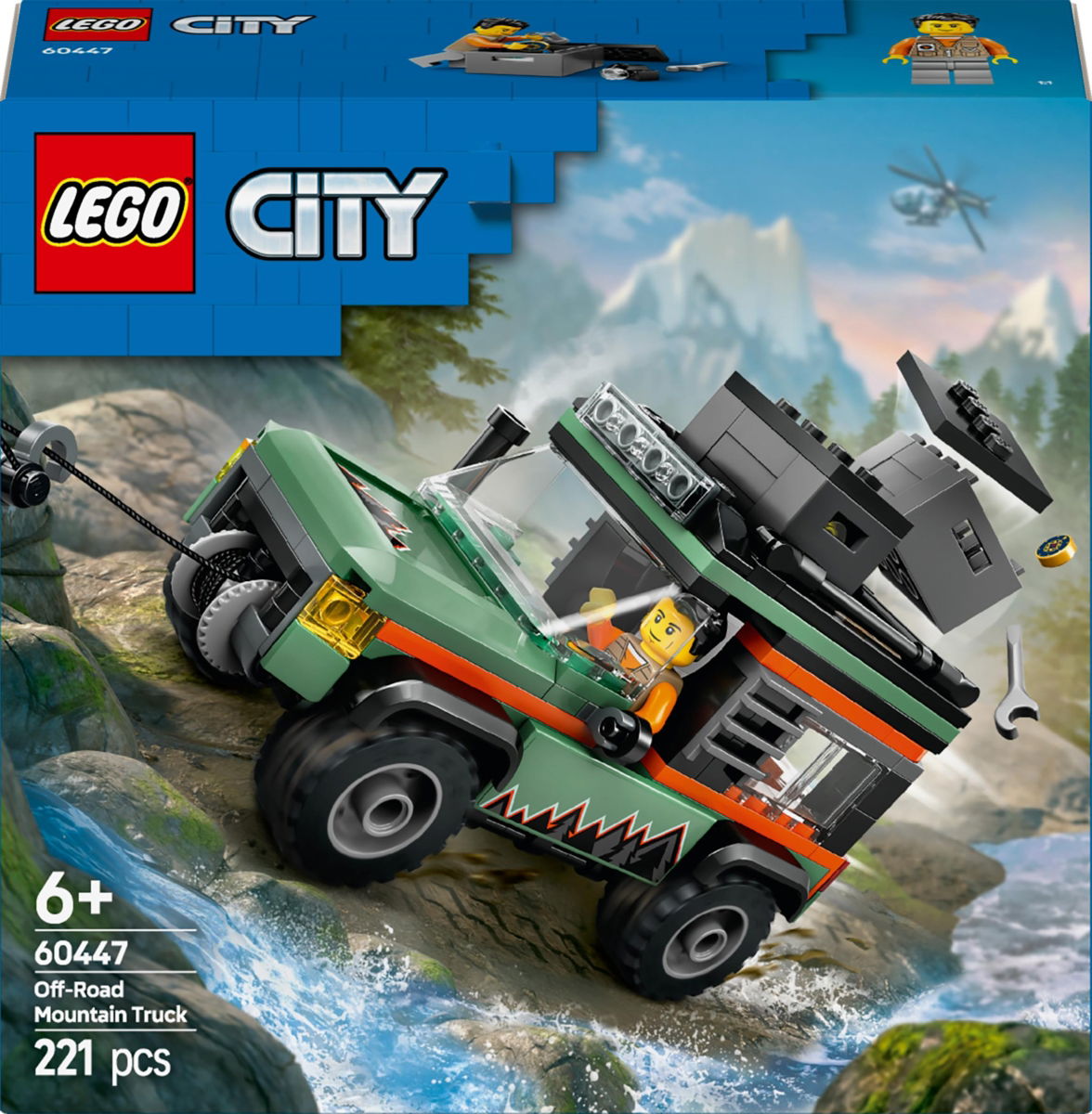 Konstruktorius LEGO City Off-Road 4x4 Mountain Truck