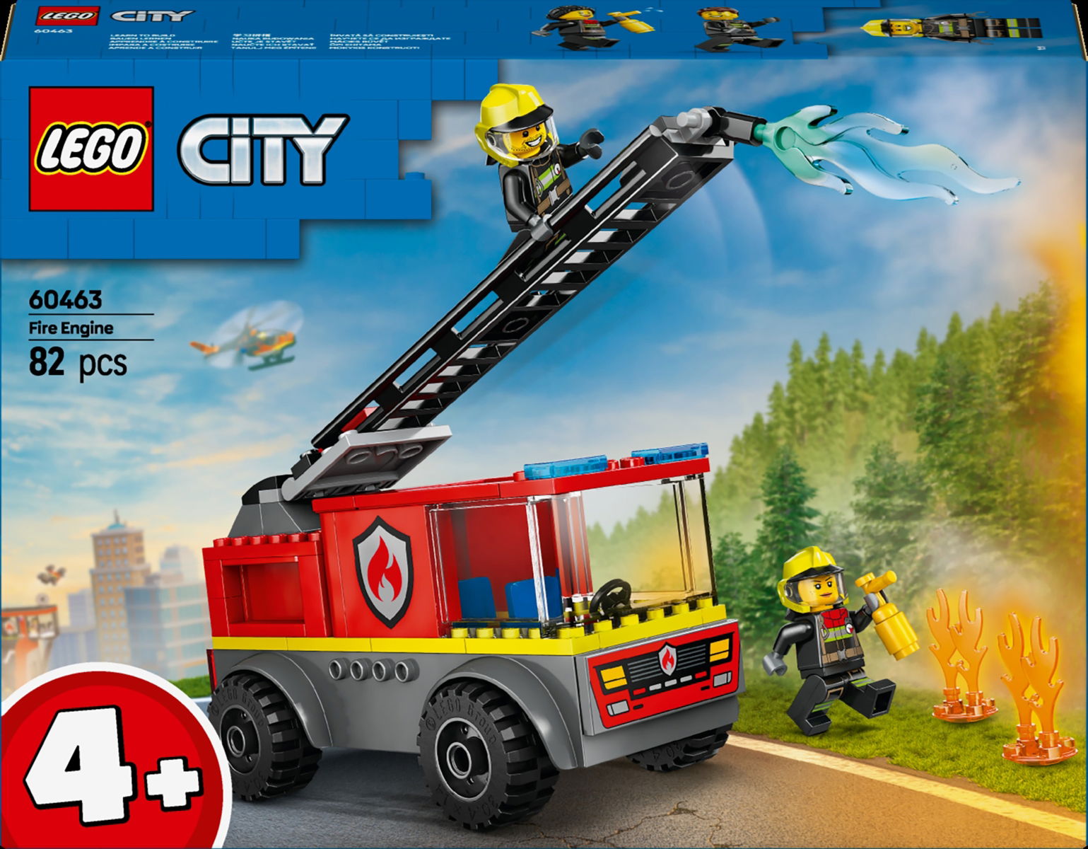 Konstruktorius LEGO City Fire Ladder Truck