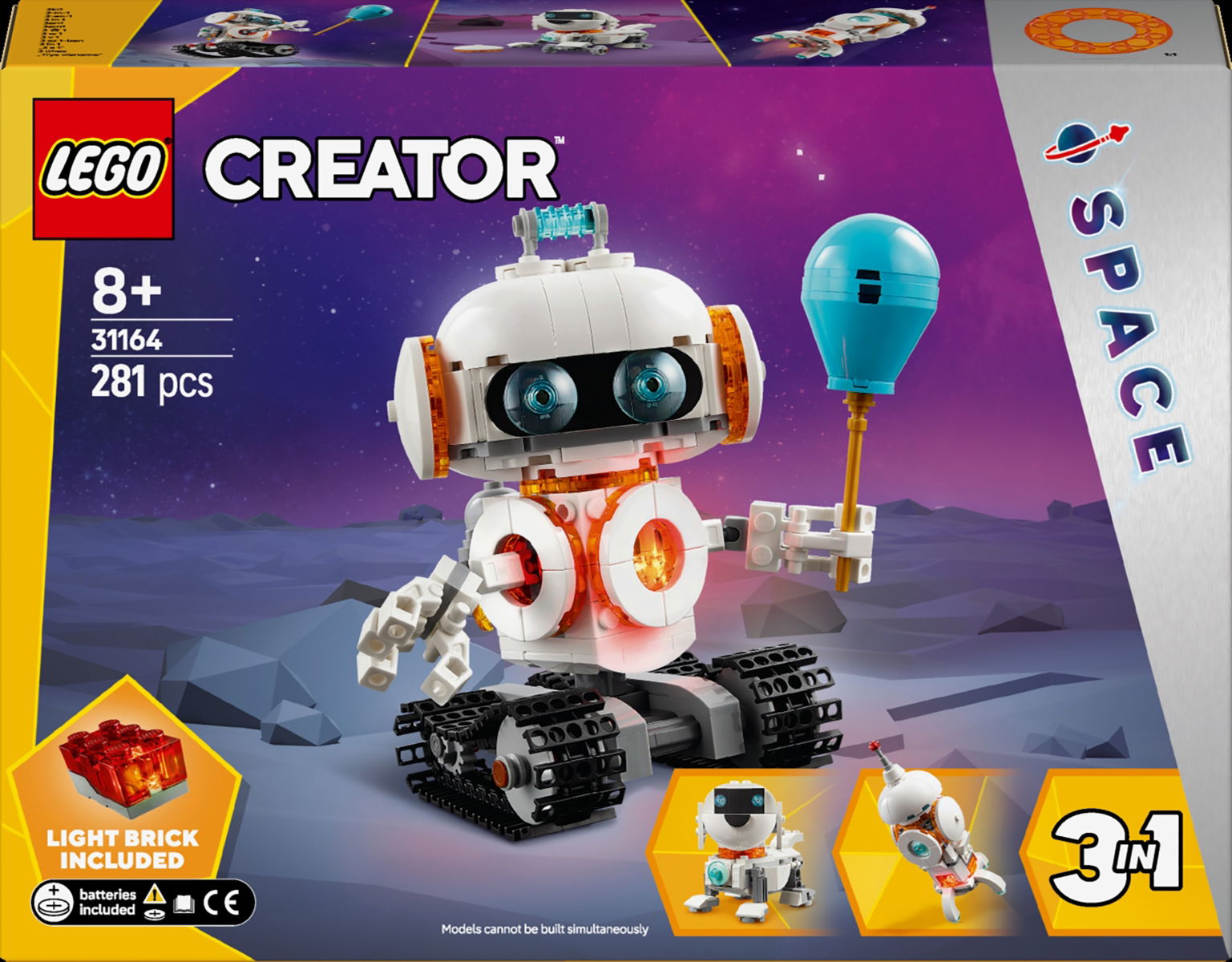 Konstruktorius LEGO Creator Space Robot