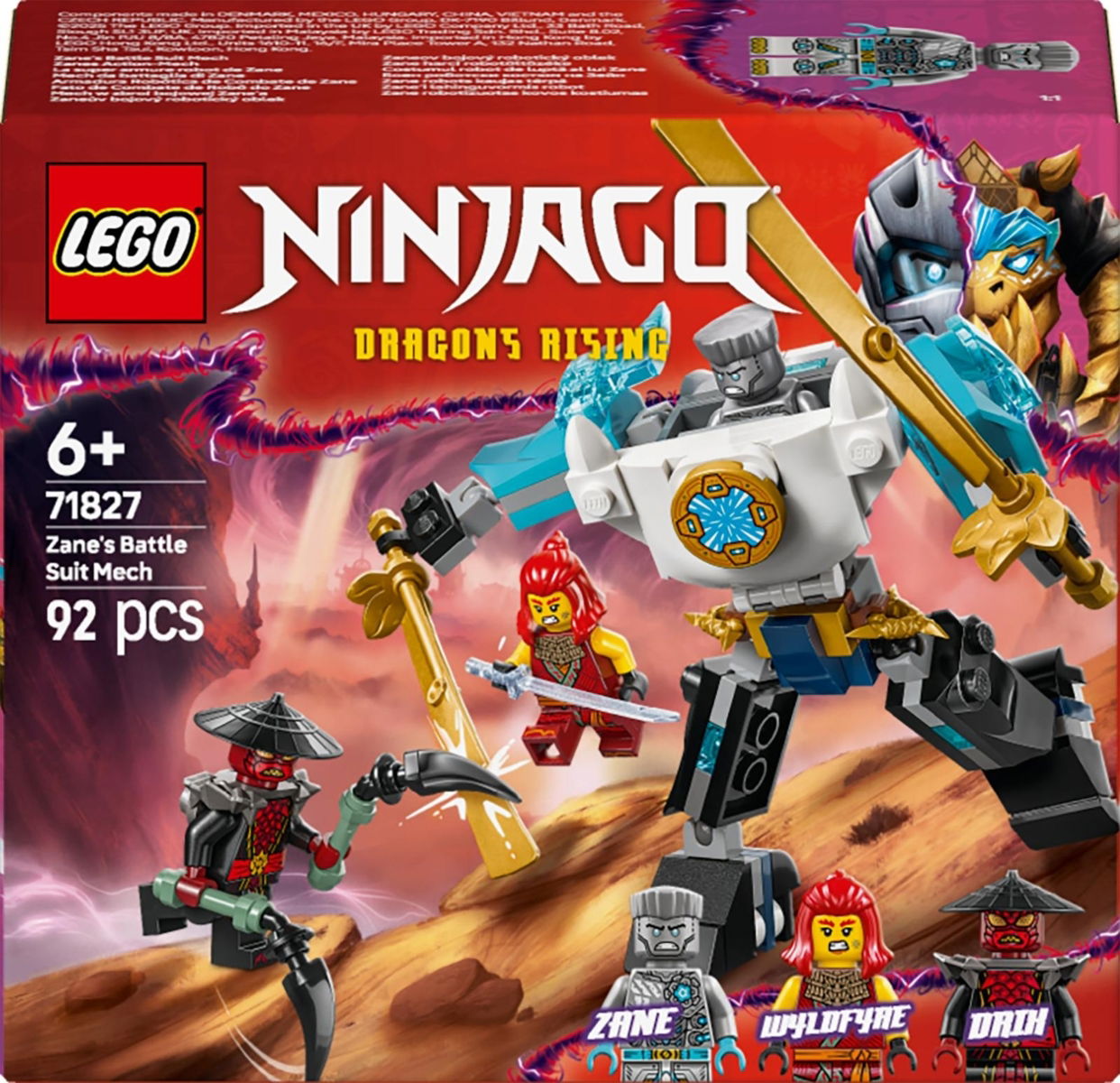 Konstruktorius LEGO Ninjago Zane's Battle Suit Mech