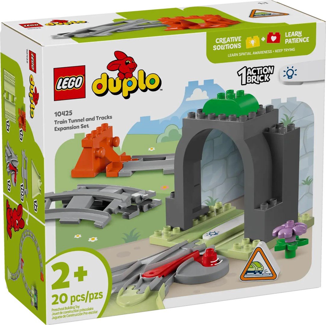 LEGO DUPLO 10425 Traukinio tunelis ir bėgiai - išplėtimo rinkinys