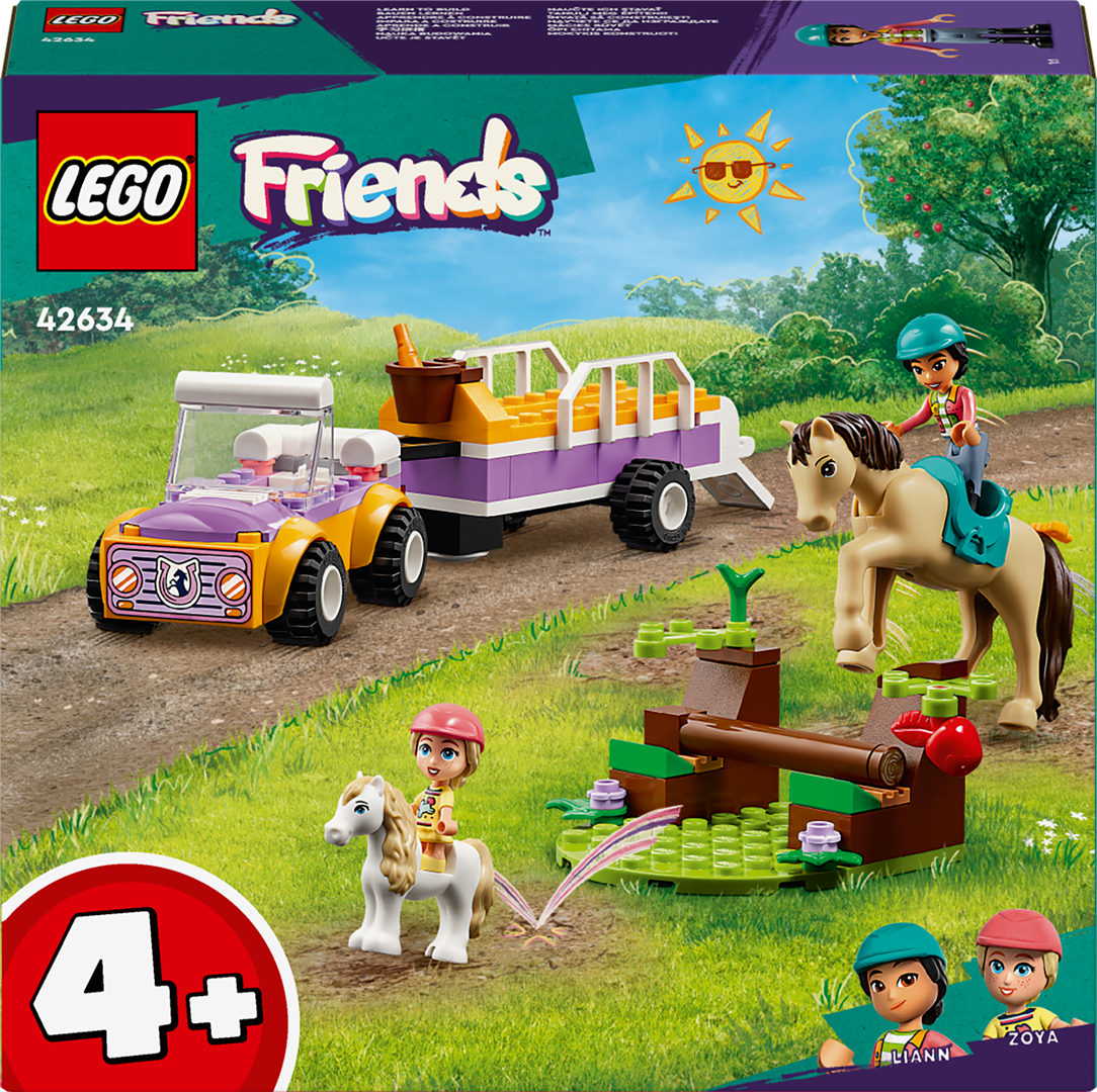 Konstruktorius LEGO Friends Žirgo ir ponio priekaba 42634