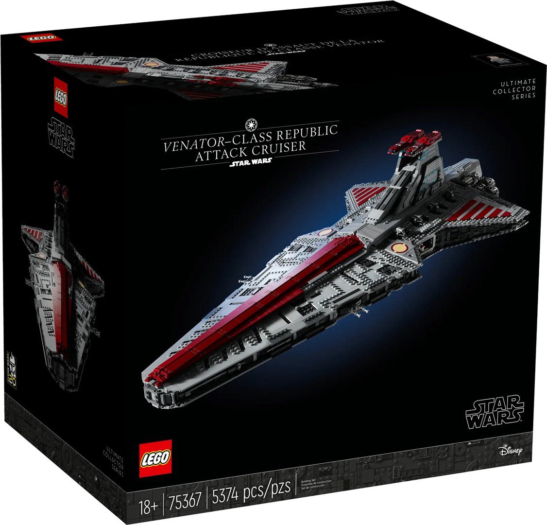 LEGO STAR WARS 75367 Venator klasės Respublikos atakos kreiseris (Ultimate Collector Series)