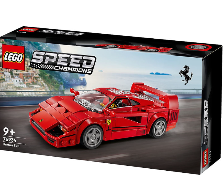 Konstruktorius LEGO SPEED CHAMPIONS Superautomobilis Ferrari F40 76934