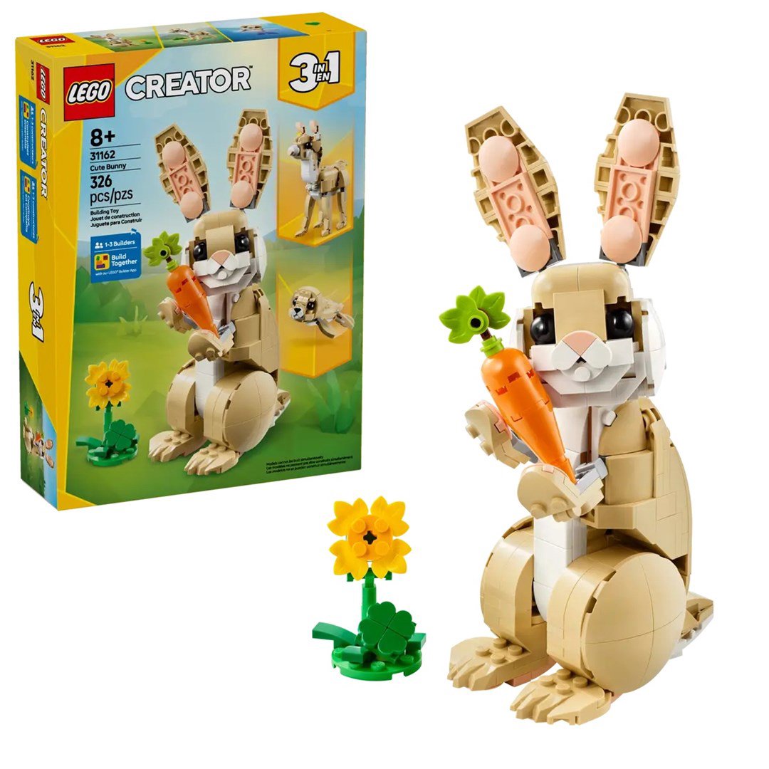 LEGO CREATOR 3 IŠ 1 31162 Mielas zuikis