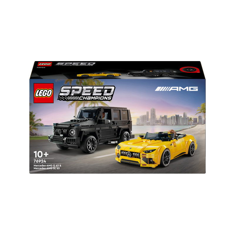 Konstruktorius LEGO SPEED CHAMPIONS MERCEDES-AMG G 63 & MERCEDES AMG PROJECT ONE