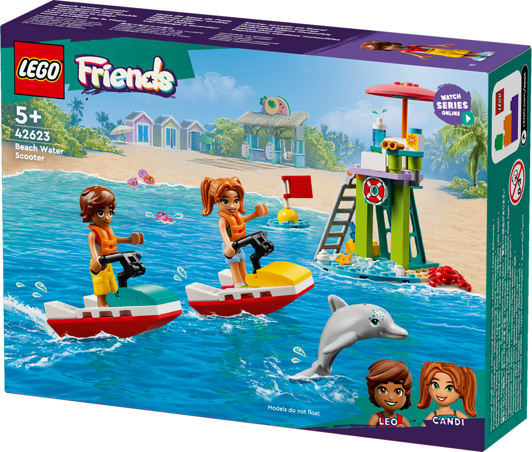 Konstruktorius LEGO Friends Paplūdimio vandens motociklas 42623