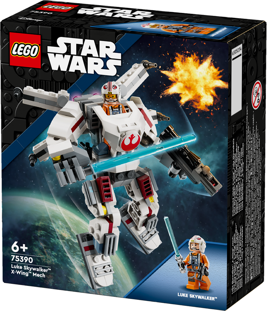 Konstruktorius LEGO Star Wars Luko Skaivokerio „X-Wing™“ robotas 75390