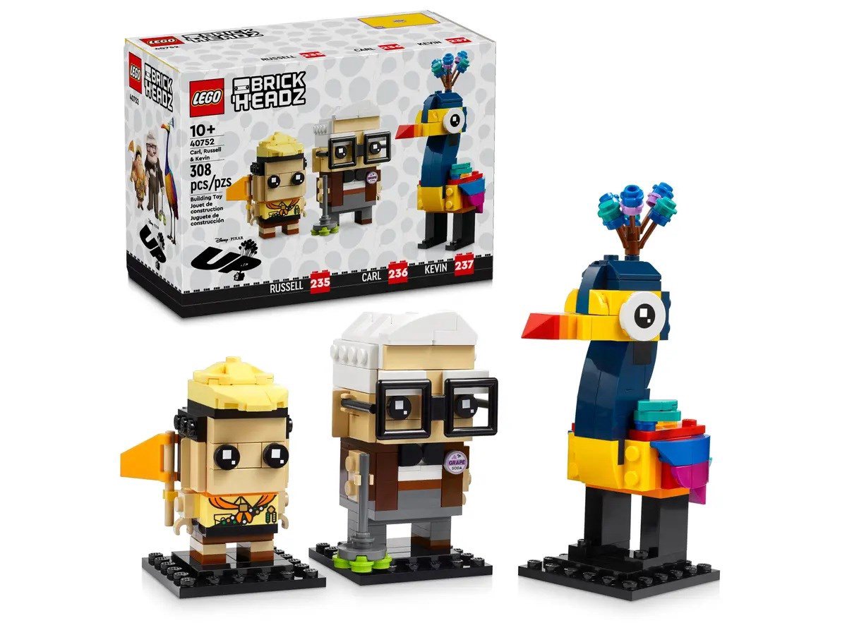 LEGO BRICKHEADZ 40752 Carl, Russell ir Kevin