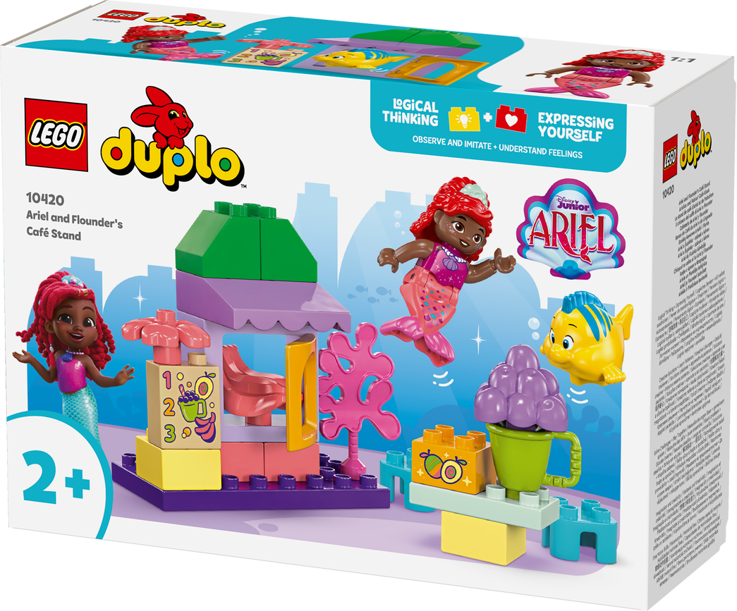 Konstruktorius LEGO Duplo Disney Arielės ir Plekšniaus kavinukė 10420