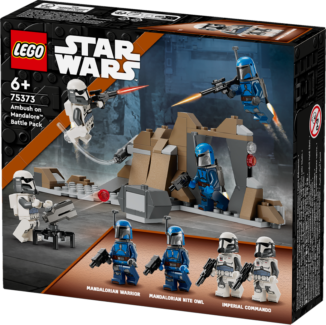 Konstruktorius LEGO Star Wars Pasalos Mandalore kovos rinkinys 75373