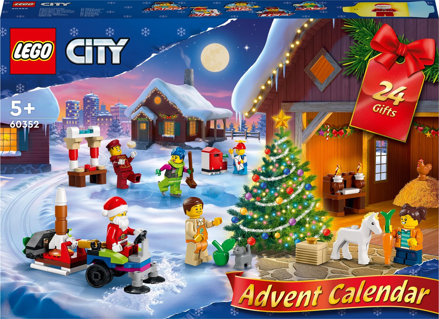 Konstruktorius LEGO City Advento kalendoriaus konstravimo rinkinys 60352