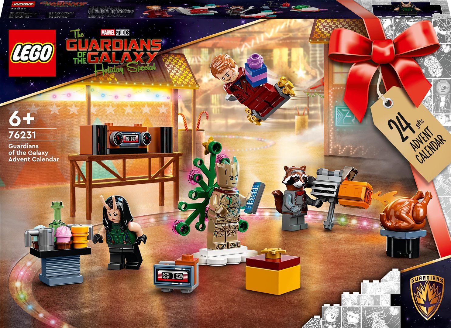 Advento kalendorius LEGO Super Heroes Marvel Studios Galaktikos 76231