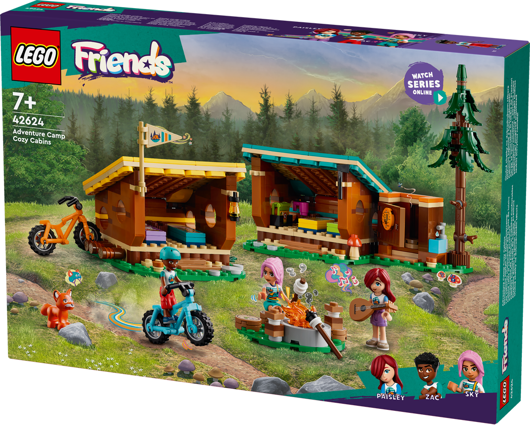 Konstruktorius LEGO Friends Jaukūs stovyklos nameliai 42624