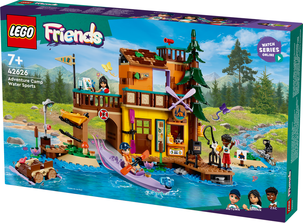 Konstruktorius LEGO Friends Vandens sporto pramogos nuotykių stovykloje 42626