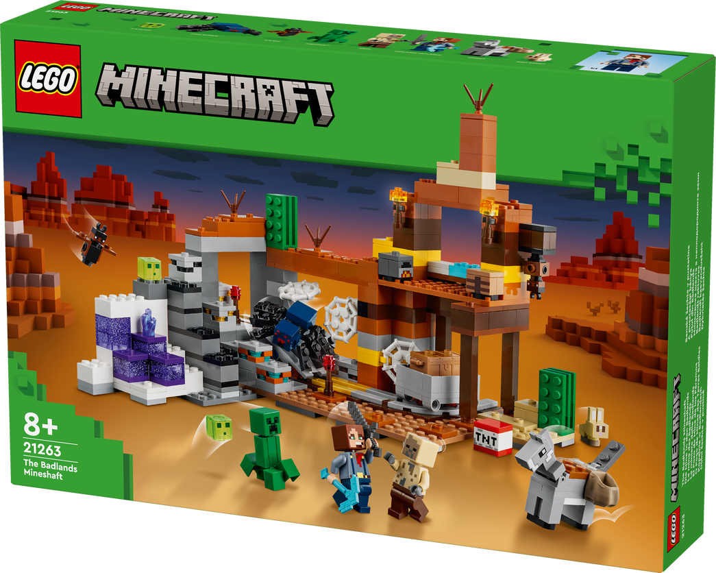Konstruktorius LEGO Minecraft Dykvietės šachta 21263