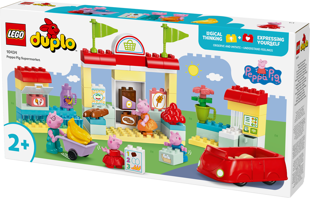 Konstruktorius LEGO DUPLO Peppa Pig Kiaulytės Pepos prekybos centras 10434