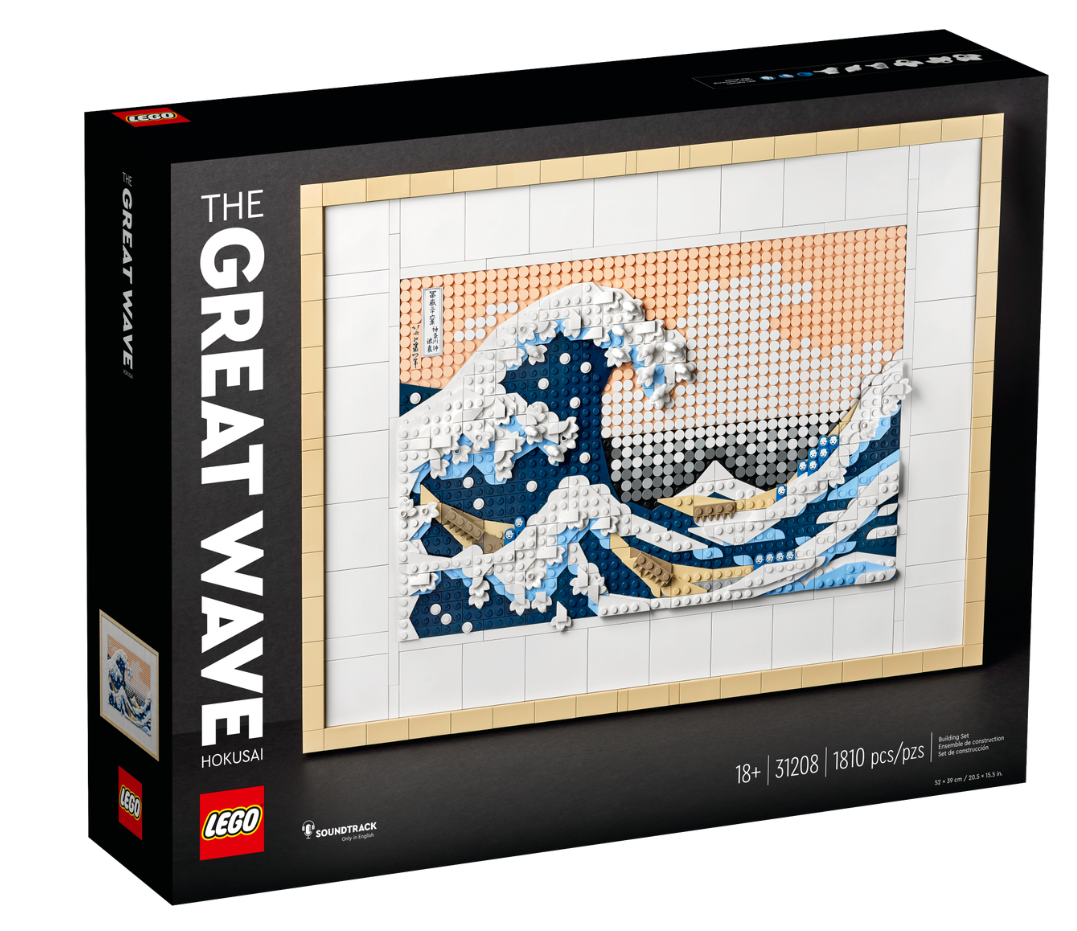 Konstruktorius LEGO Art Hokusajis – „Didžioji banga“ 31208