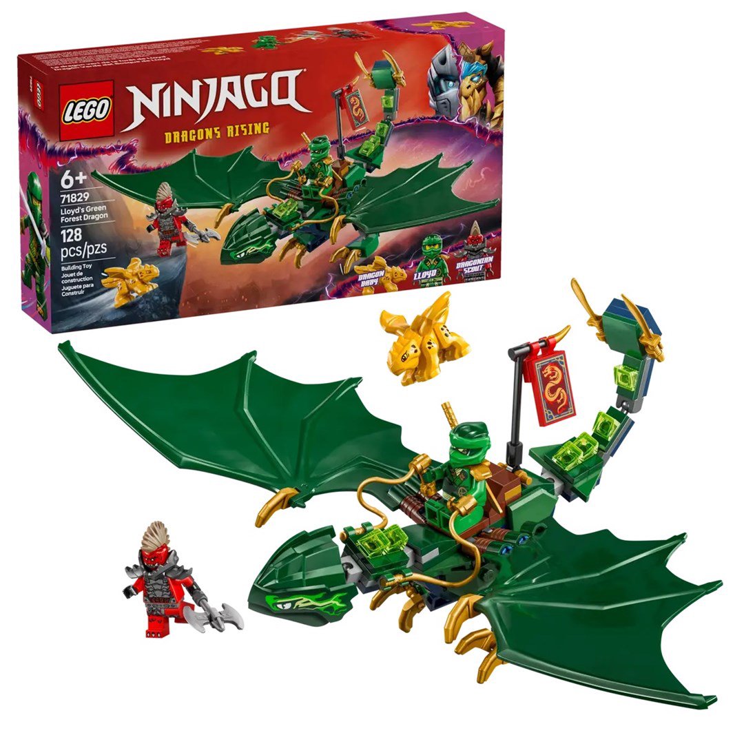 LEGO NINJAGO 71829 Lloydo žaliasis miško drakonas