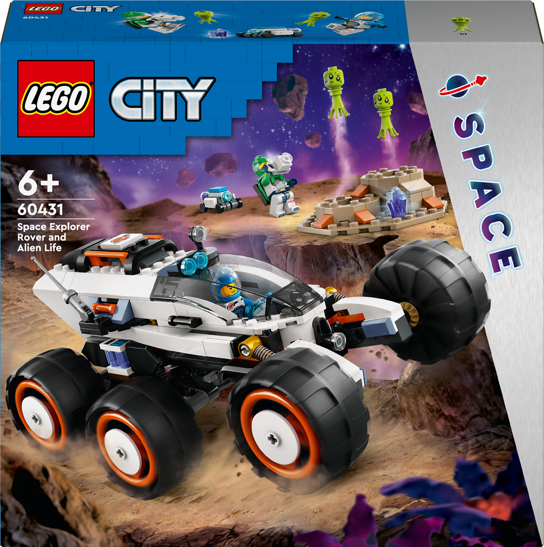 Konstruktorius LEGO City Kosminių tyrinėjimų visureigis ir ateiviai 60431