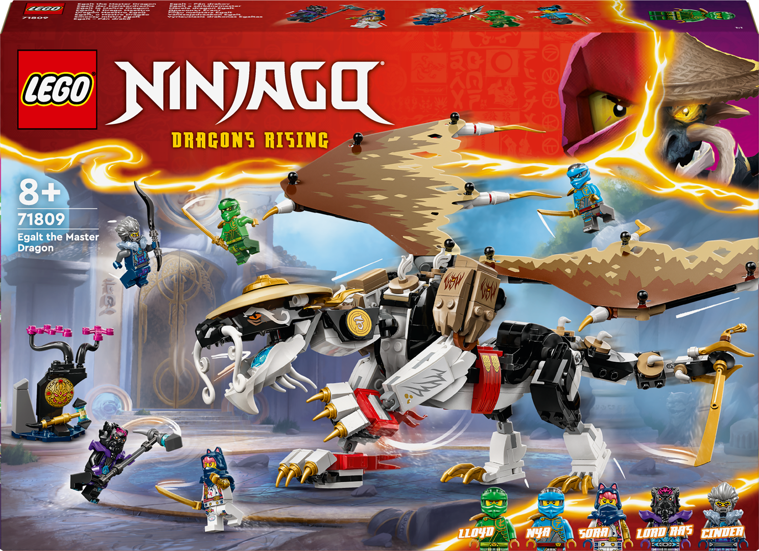 Konstruktorius LEGO Ninjago Vyriausiasis drakonas Egaltas 71809