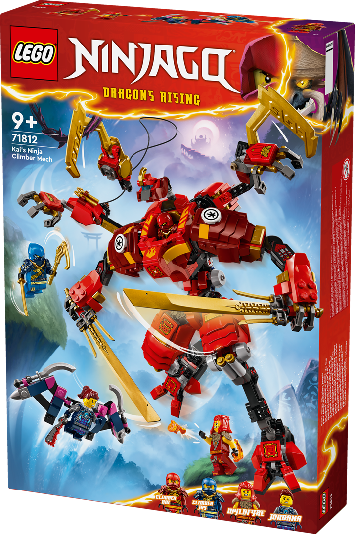 Konstruktorius LEGO Ninjago Nindzės Kai laipiojantis robotas 71812