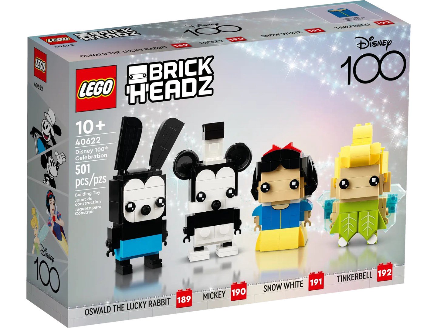 LEGO BRICKHEADZ 40622 Disney 100-mečio šventė