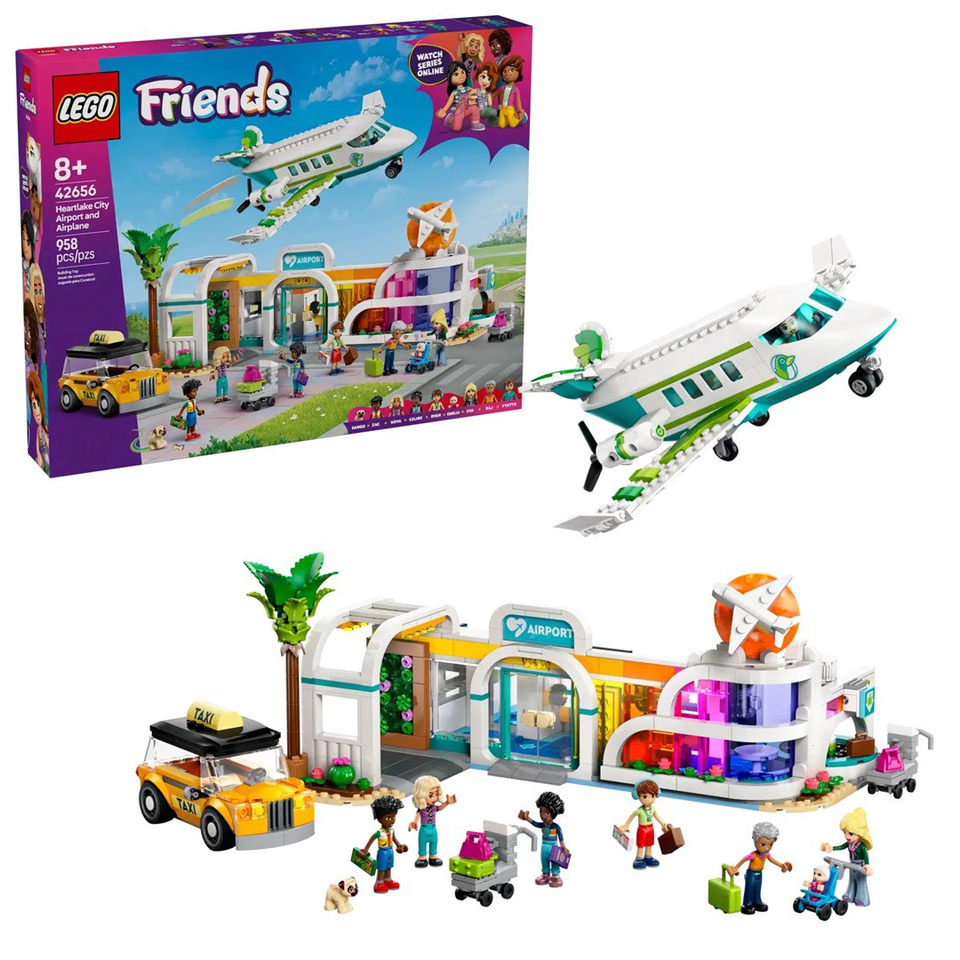 LEGO FRIENDS 42656 Heartlake miesto oro uostas ir lėktuvas